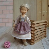 Waldorf doll dress