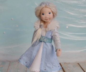 Elsa Frozen Doll Costume